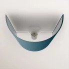Lámpara de pared con pantalla de tela Made in Italy