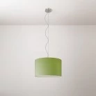 Lámpara colgante con pantalla de tela Cilindro Small