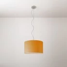 Lámpara colgante con pantalla de tela Cilindro Small