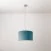 Lámpara colgante de tela Cilindro Small con pantalla - Made in Italy