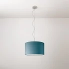 Lámpara colgante con pantalla de tela Cilindro Small