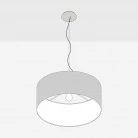Lámpara colgante con pantalla de tela Cilindro Small