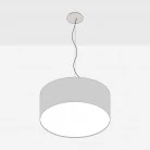 Lámpara colgante con pantalla de tela Cilindro Small