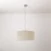 Lámpara colgante de tela Cilindro Medium con pantalla - Made in Italy