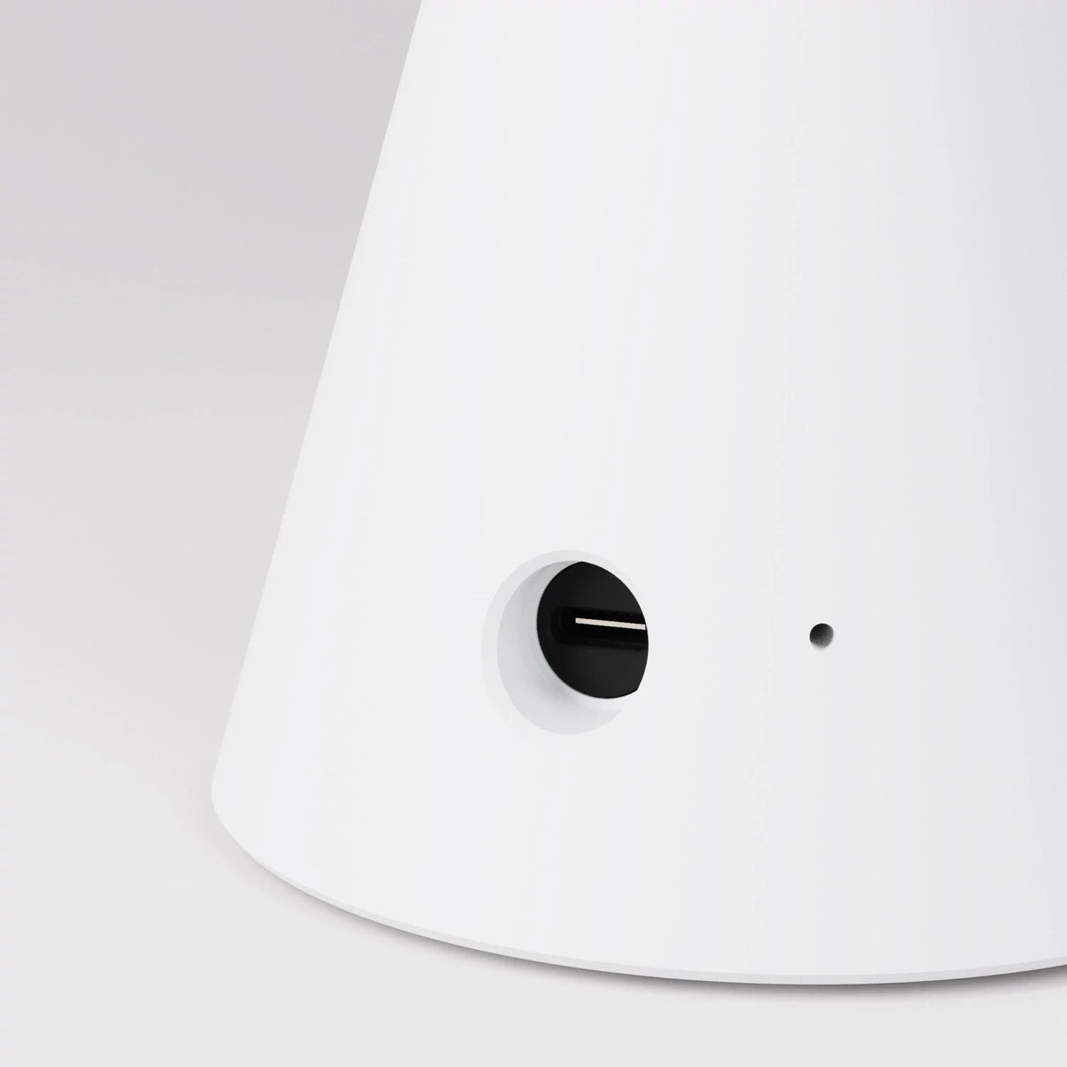 Lámpara sin cables Cabless11 con pantalla Impero de tela