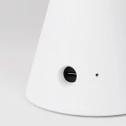 Lámpara sin cables Cabless11 con pantalla Impero de tela