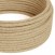 Cable eléctrico de silicona Ultra Soft recubierto de yute Neutro - RN06 redondo 2x0.75mm