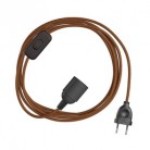 Juego de cables SnakeBis con portalámparas y cable de tela
