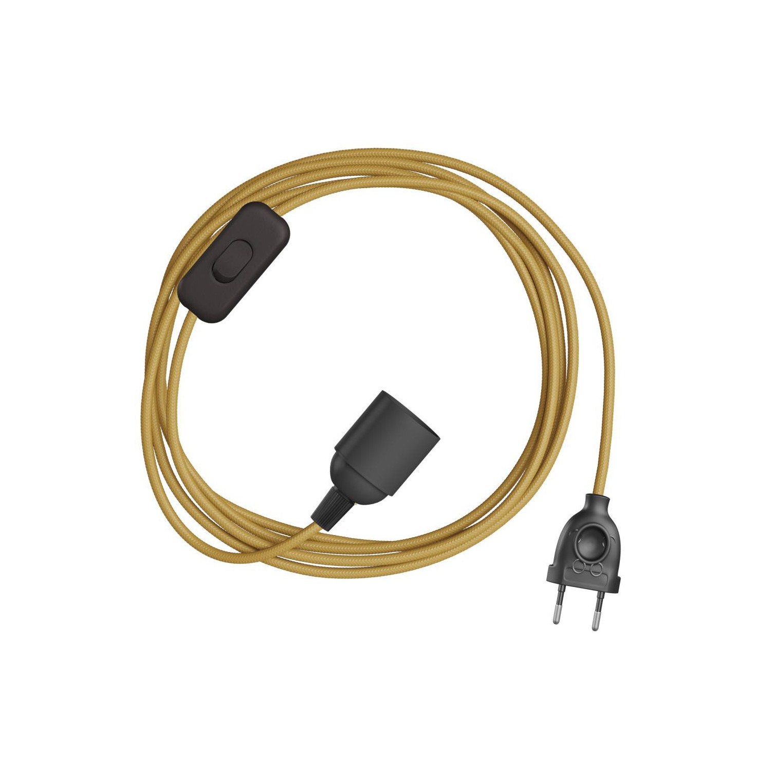 Juego de cables SnakeBis con portalámparas y cable de tela