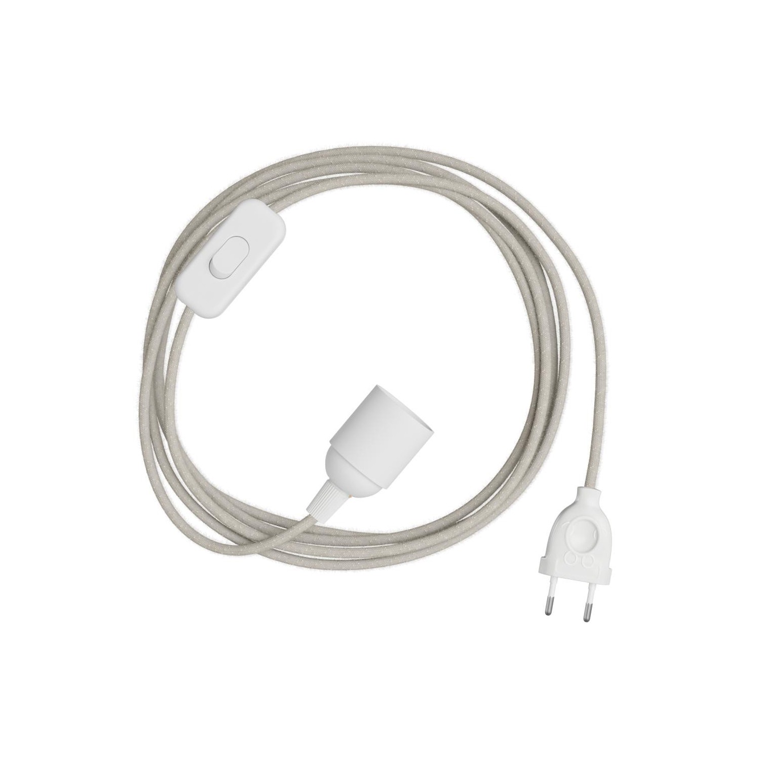 Juego de cables SnakeBis con portalámparas y cable de tela