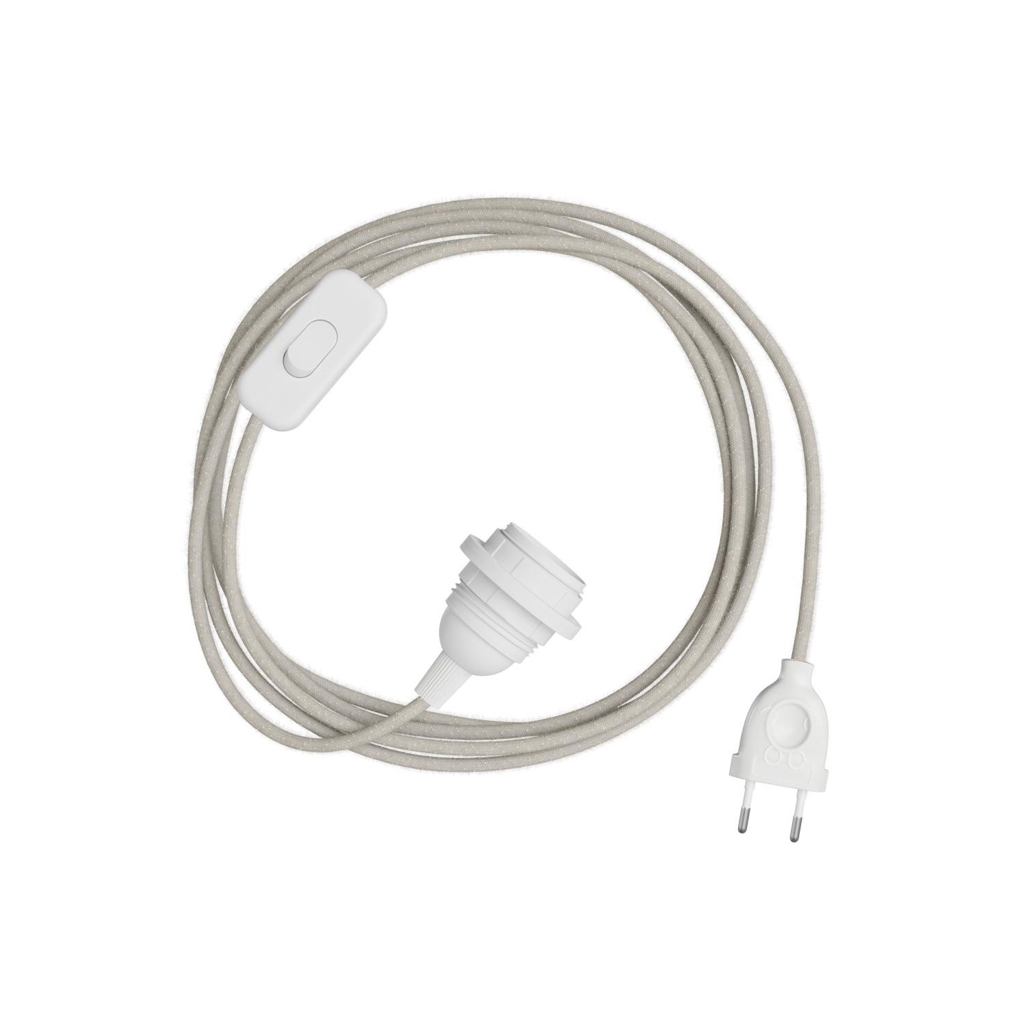 Lámpara enchufable SnakeBis para pantalla con cable de telao