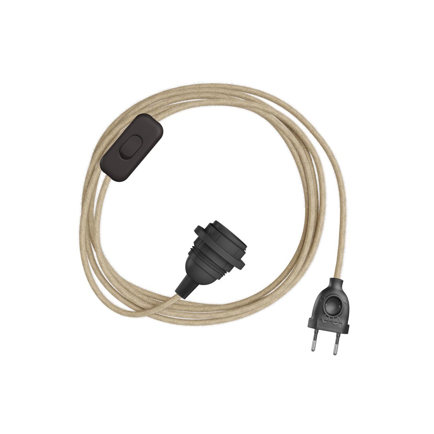 Lámpara enchufable SnakeBis para pantalla con cable de telao