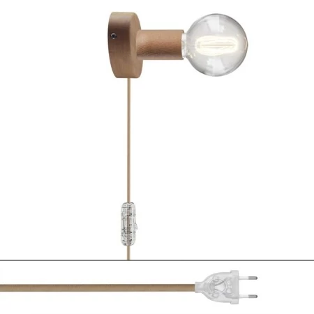 Lámpara Spostaluce de madera para techos y paredes