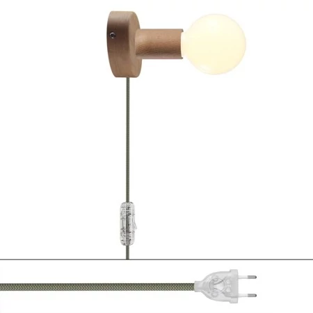 Lámpara Spostaluce de madera para techos y paredes