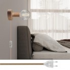 Lámpara Spostaluce de madera para techos y paredes