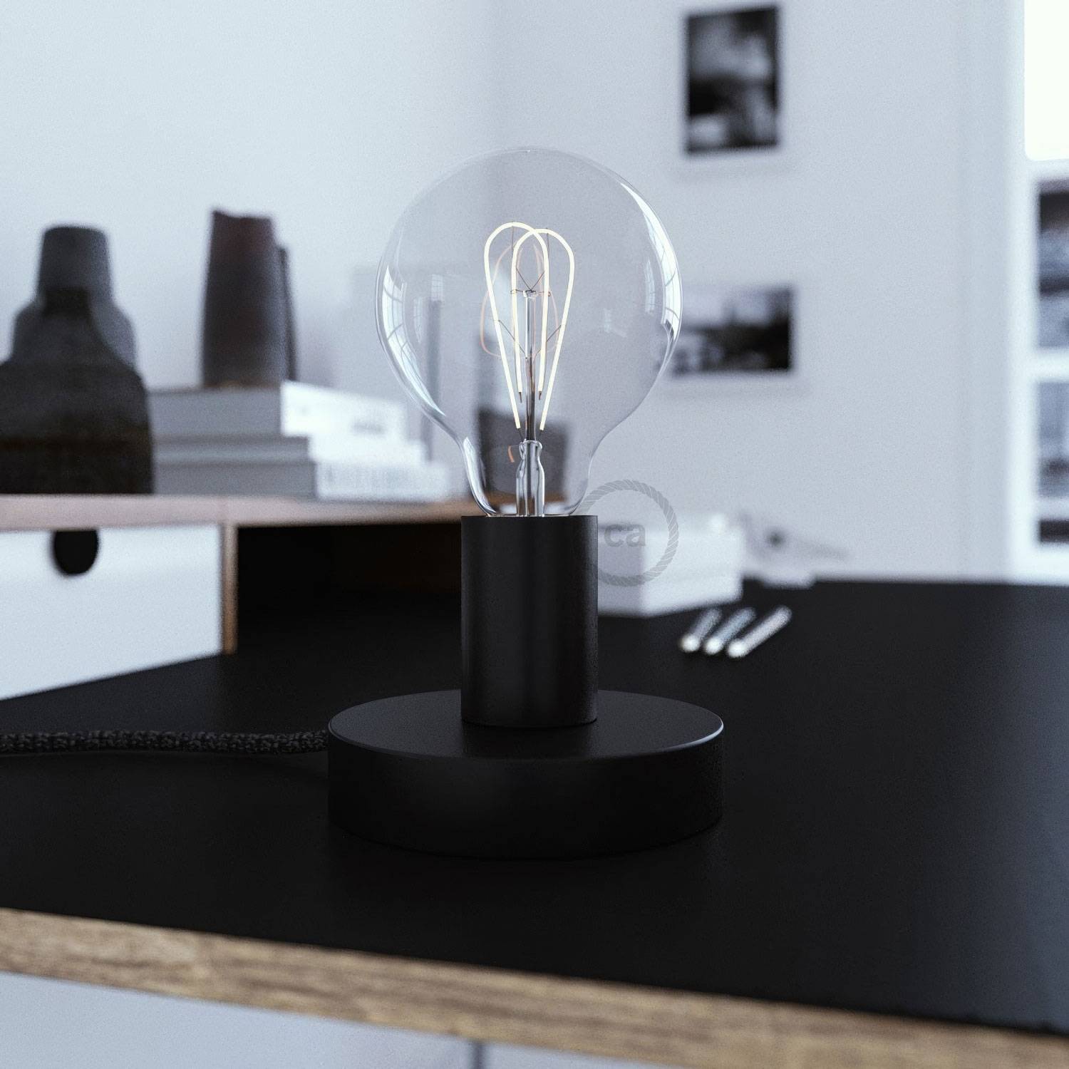 Posaluce Metal Lámpara de mesa