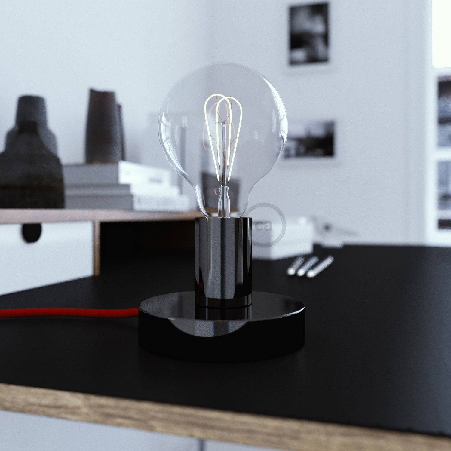 Posaluce Metal Lámpara de mesa