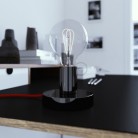 Posaluce Metal Lámpara de mesa