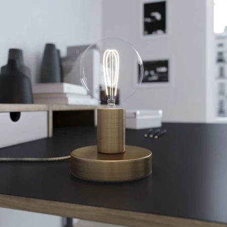 Posaluce Metal Lámpara de mesa