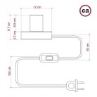 Posaluce  en madera  Small Lámpara de mesa