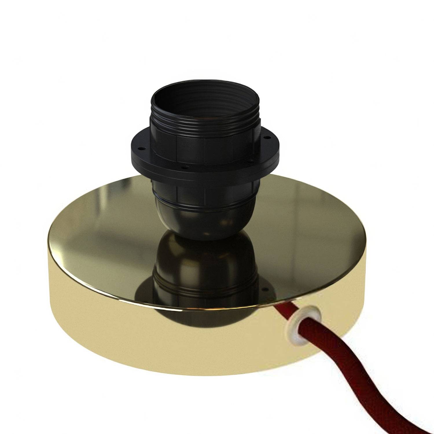 Posaluce Metal Lámpara de mesa para pantalla