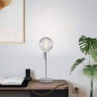 Lámpara de mesa metálica Alzaluce Globo