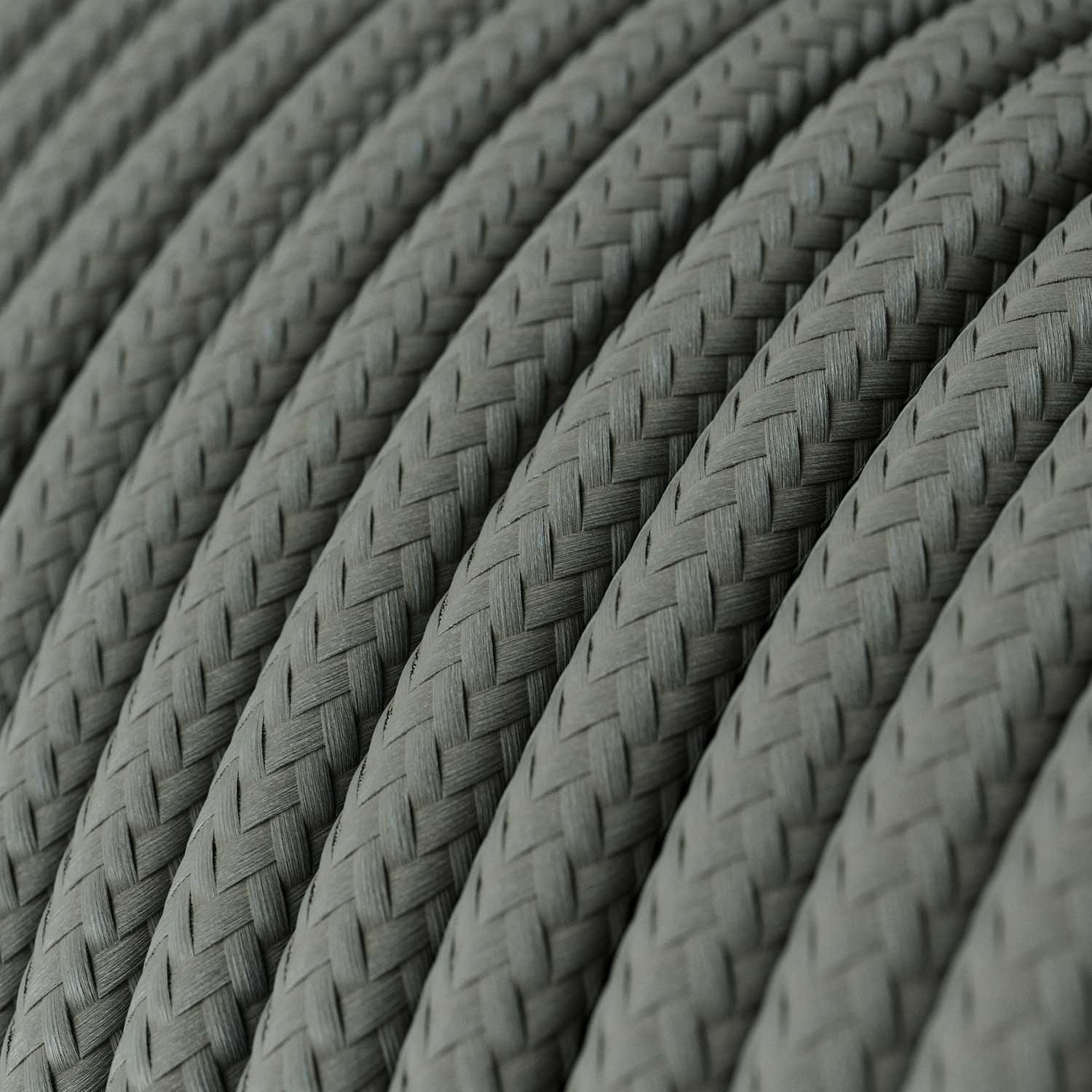 Lámpara colgante de colores de silicona con cable textil