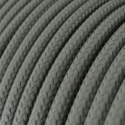 Lámpara colgante de colores de silicona con cable textil