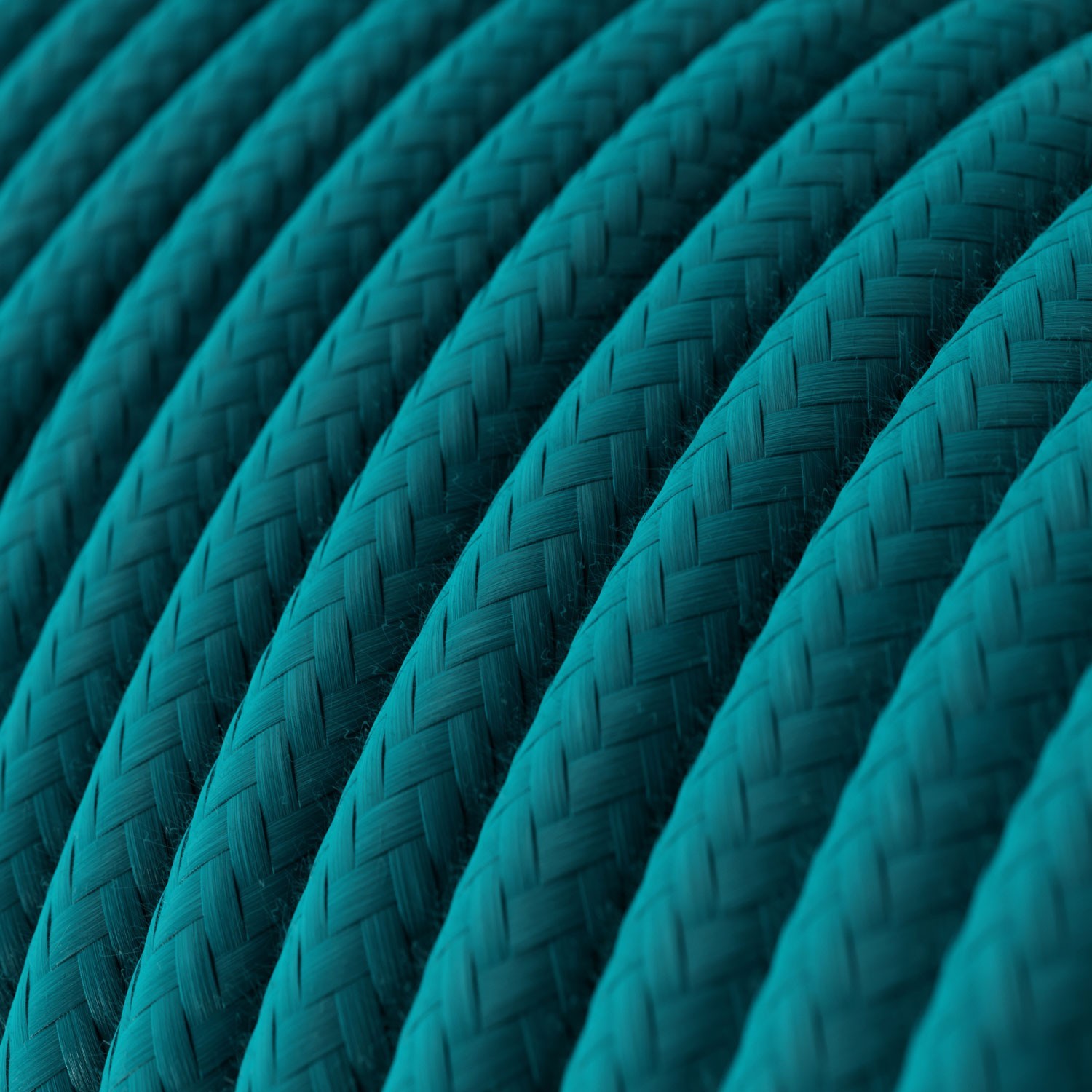 Lámpara colgante de colores de silicona con cable textil