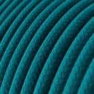 Lámpara colgante de colores de silicona con cable textil