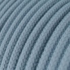 Lámpara colgante de colores de silicona con cable textil