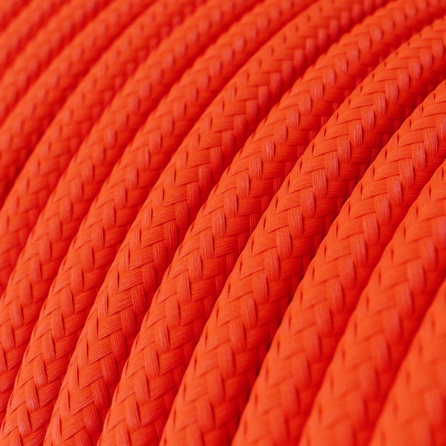 Lámpara colgante de colores de silicona con cable textil