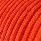 Lámpara colgante de colores de silicona con cable textil