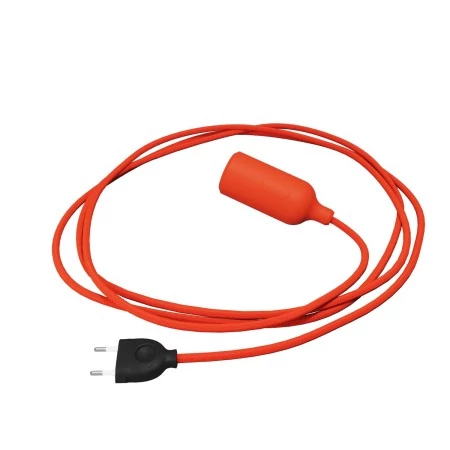 Lámpara portátil de silicona con enchufe