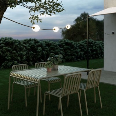 Guirnalda luminosa exterior IP67 de 3 luces Marina