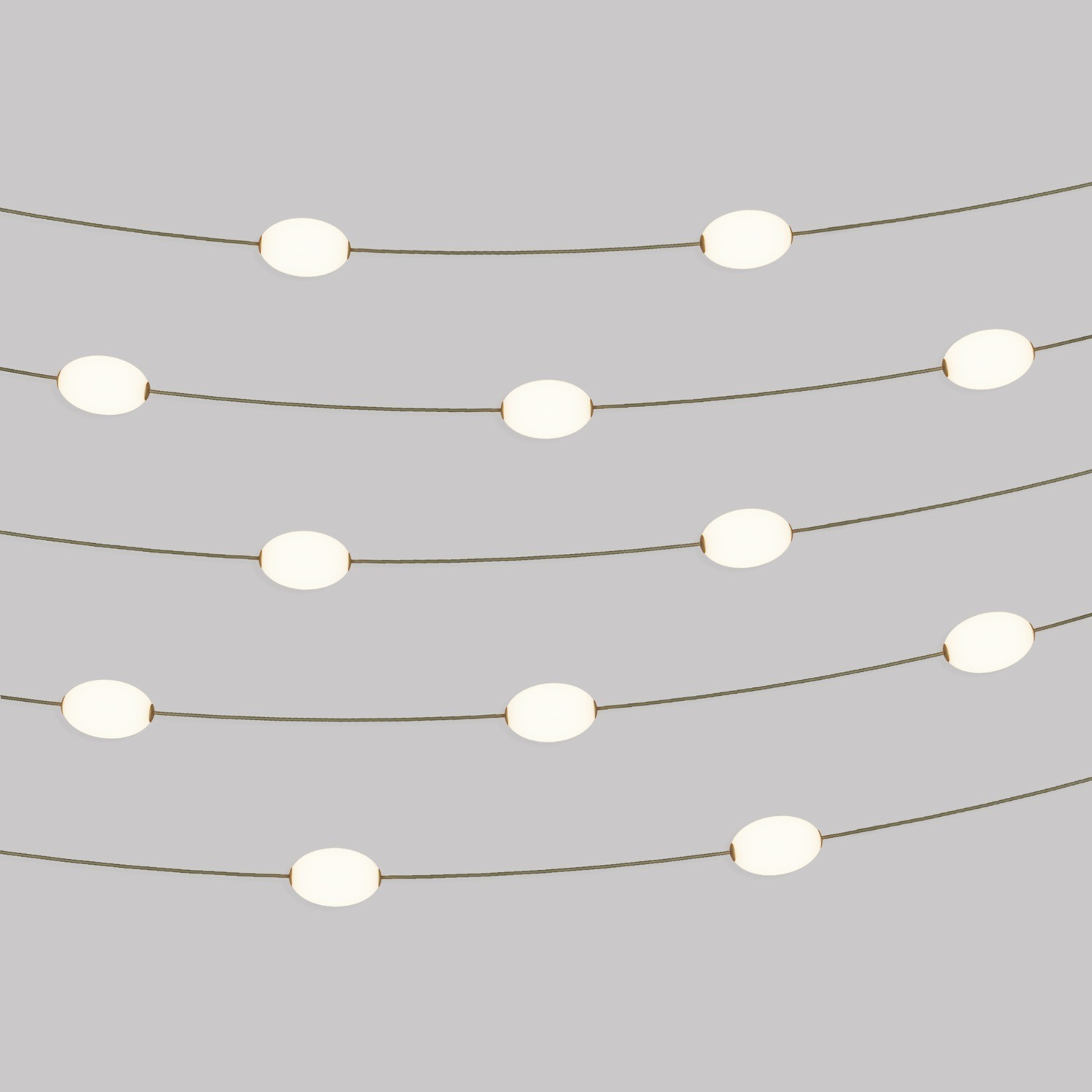 Guirnalda luminosa exterior IP67 de 12 luces Marina