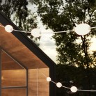 Guirnalda luminosa exterior IP67 de 12 luces Marina