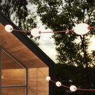 Guirnalda luminosa exterior IP67 de 12 luces Marina