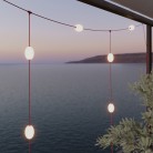 Guirnalda de luces exterior Marina con doble caída IP67