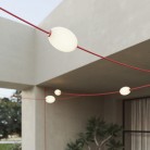 Guirnalda de luces exterior Marina con doble caída IP67