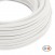 Cable eléctrico textil planoen color Blanco óptico brillante - PM01