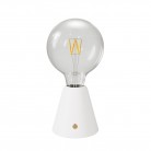 Lámpara portátil LED recargable con bombilla esférica