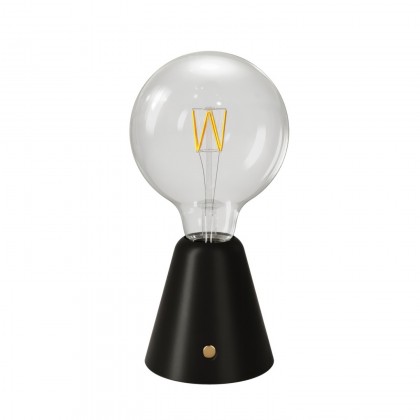Lámpara portátil LED recargable con bombilla esférica