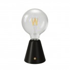 Lámpara portátil LED recargable con bombilla esférica
