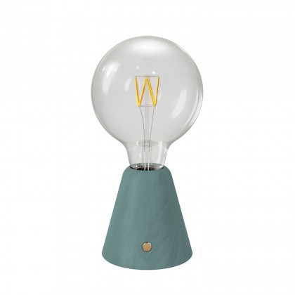 Lámpara portátil LED recargable con bombilla esférica