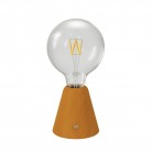 Lámpara portátil LED recargable con bombilla esférica