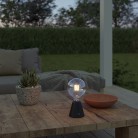 Lámpara portátil LED recargable con bombilla esférica