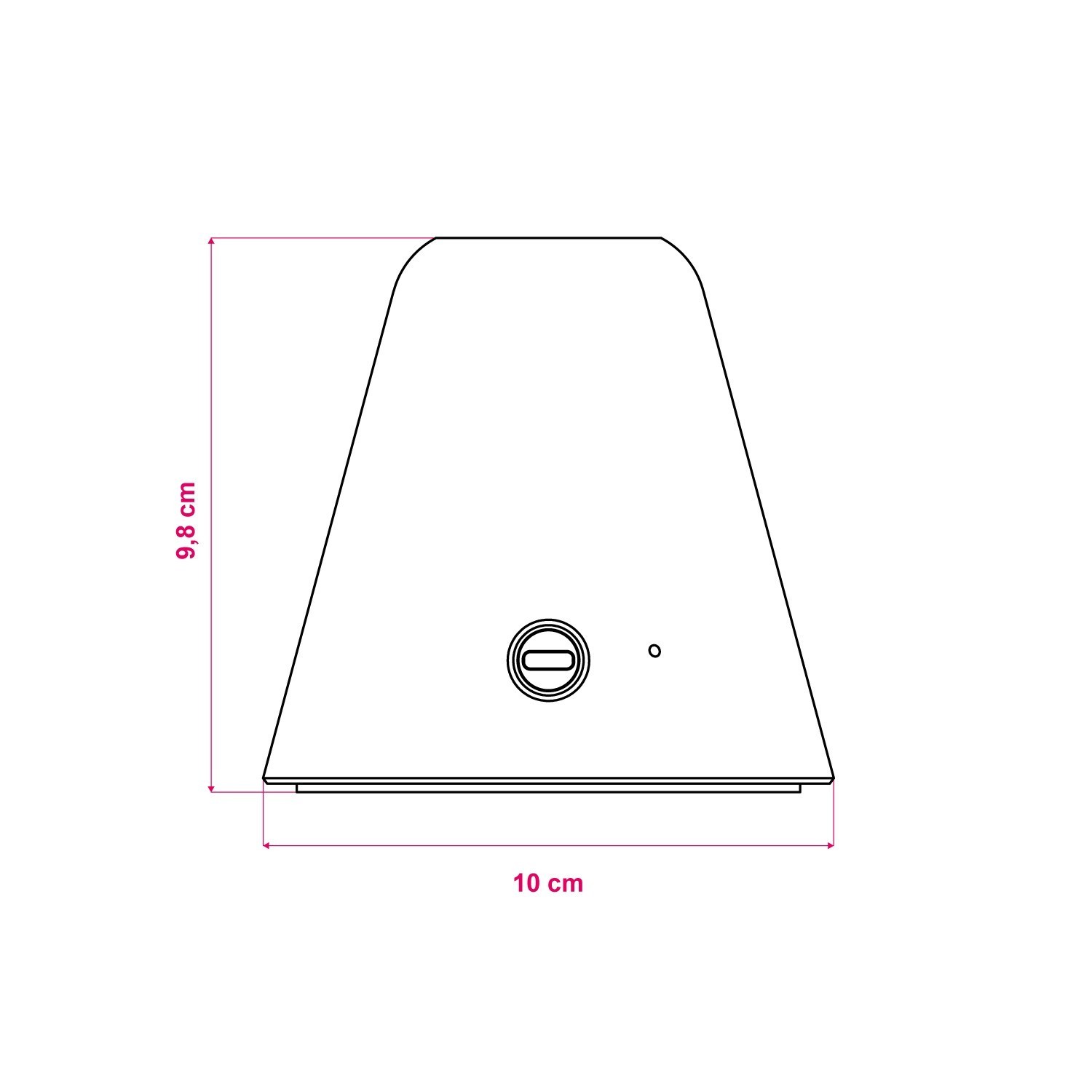 Base para lámpara portátil recargable Cabless01
