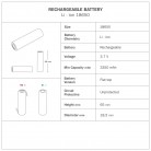 Base para lámpara portátil recargable Cabless01
