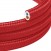Cable eléctrico textil plano en color Rojo fuego brillante - PM09